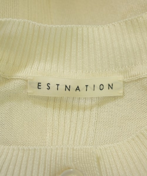 ESTNATION（エストネーション）カーディガン 白 サイズ:F レディース/2200655567363