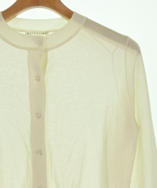 ESTNATION（エストネーション）カーディガン 白 サイズ:F レディース/2200655567363
