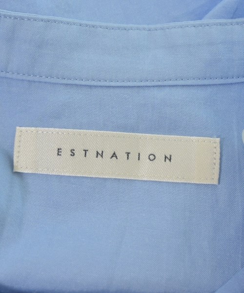 ESTNATION（エストネーション）カジュアルシャツ 青 サイズ:38(M位) レディース/2200713368185