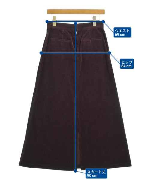 ESTNATION（エストネーション）ロング・マキシ丈スカート 赤 サイズ:38(M位) レディース/2200634650079