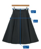 ESTNATION（エストネーション）ひざ丈スカート 黒 サイズ:34(XS位) レディース/2200641969027