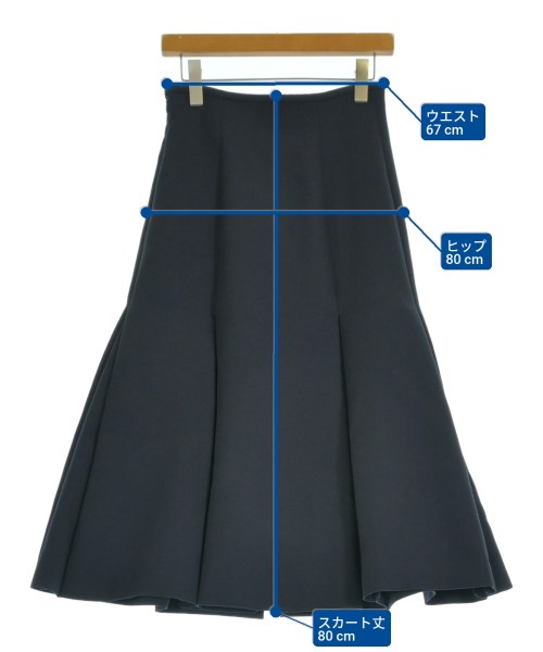 ESTNATION（エストネーション）ロング・マキシ丈スカート 紺 サイズ:38(M位) レディース/2200646622187