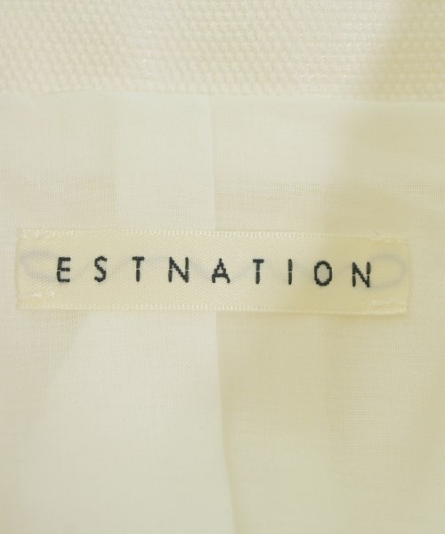 ESTNATION（エストネーション）ジャケット 白 サイズ:36(S位) レディース/2200637597265