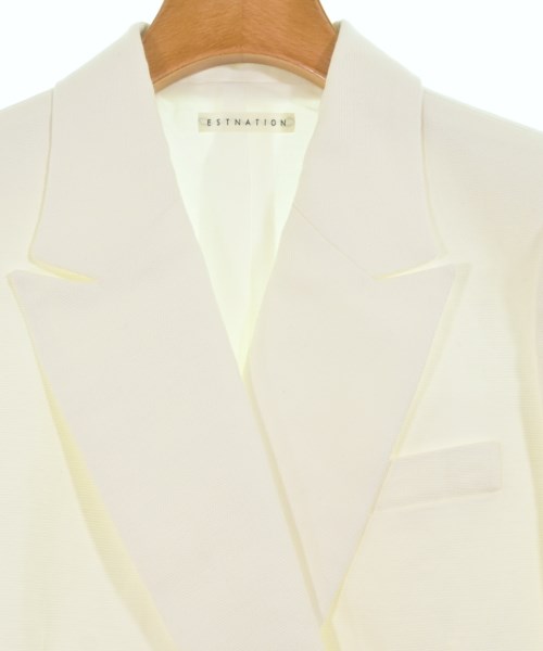 ESTNATION（エストネーション）ジャケット 白 サイズ:36(S位) レディース/2200637597265