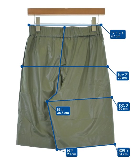 ESTNATION（エストネーション）ショートパンツ カーキ サイズ:38(M位) レディース/2200648589044