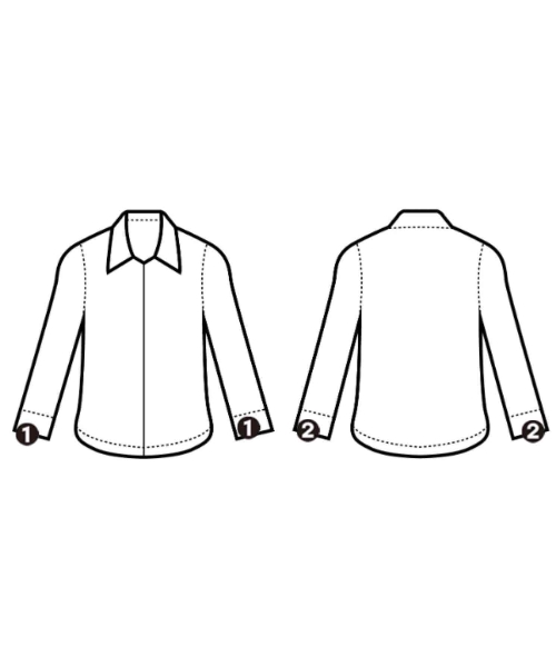 ESTNATION（エストネーション）ブラウス 紺 サイズ:36(S位) レディース/2200650201026