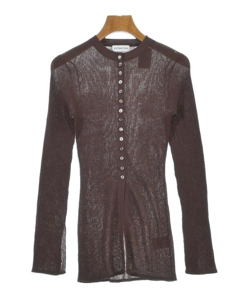 ESTNATION(エストネーション)カーディガン 茶 サイズ:F/2200643808102
