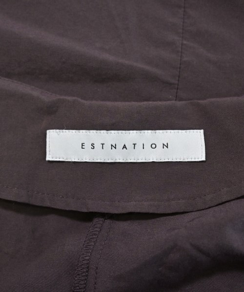 ESTNATION（エストネーション）ブラウス 茶 サイズ:36(S位) レディース/2200646587035
