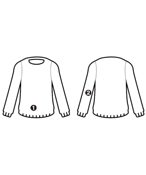 ESTNATION（エストネーション）ニット・セーター 白 サイズ:F レディース/2200651854085