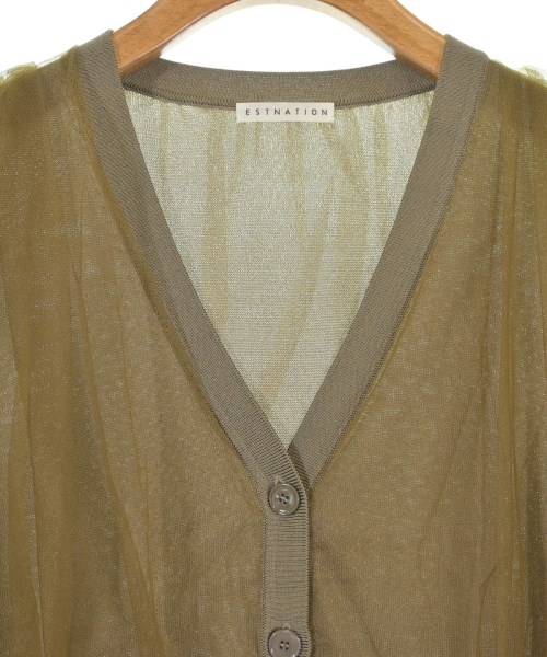ESTNATION（エストネーション）カーディガン カーキ サイズ:F レディース/2200651933070