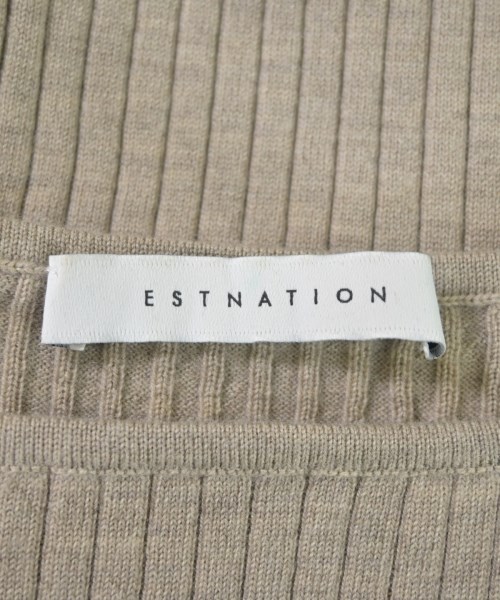 ESTNATION（エストネーション）ニット・セーター ベージュ サイズ:38(M位) レディース/2200648210085