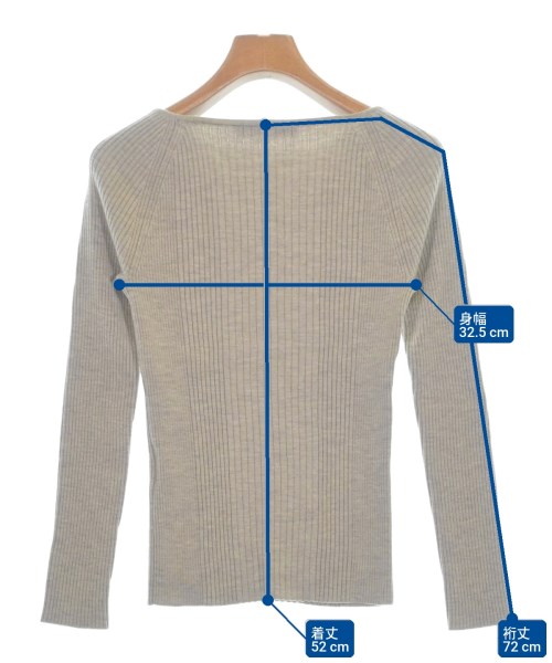 ESTNATION（エストネーション）ニット・セーター ベージュ サイズ:38(M位) レディース/2200648210085