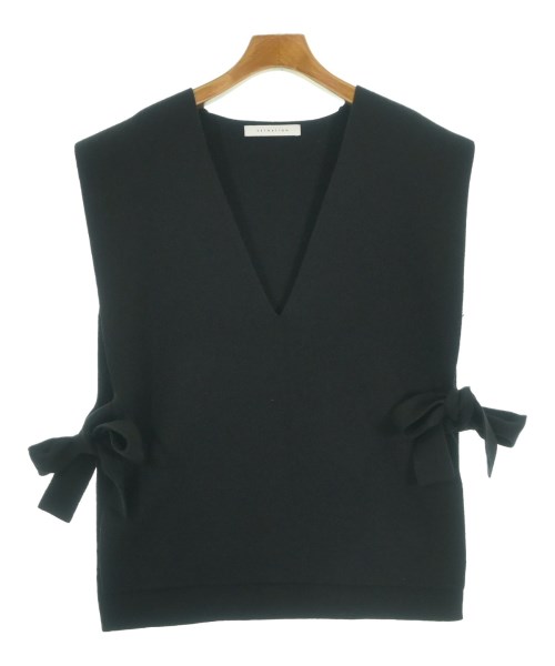 ESTNATION(エストネーション)ベスト 黒 サイズ:F/2200647322048