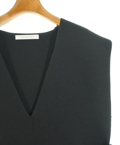ESTNATION（エストネーション）ベスト 黒 サイズ:F レディース/2200647322048