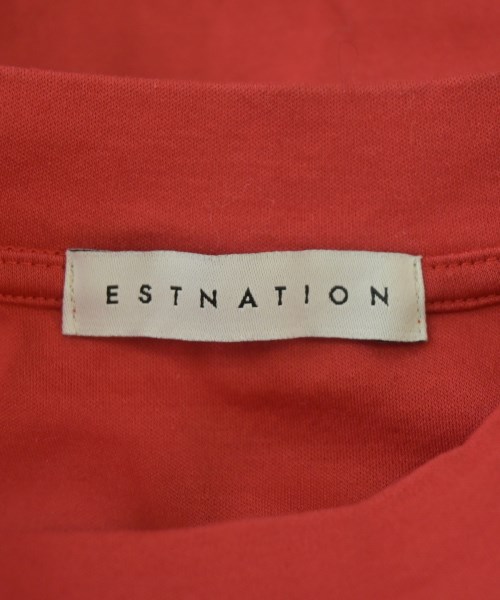 ESTNATION（エストネーション）Tシャツ・カットソー 赤 サイズ:38(M位) レディース/2200705009058
