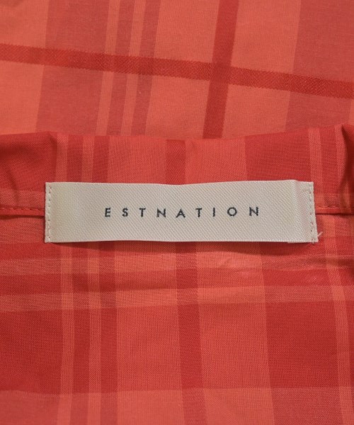 ESTNATION（エストネーション）カジュアルシャツ オレンジ サイズ:36(S位) レディース/2200708990025