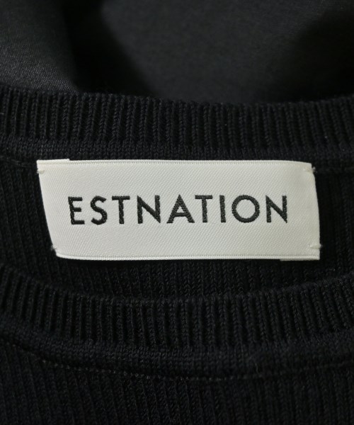 ESTNATION（エストネーション）ワンピース 黒 サイズ:F レディース/2200709461029