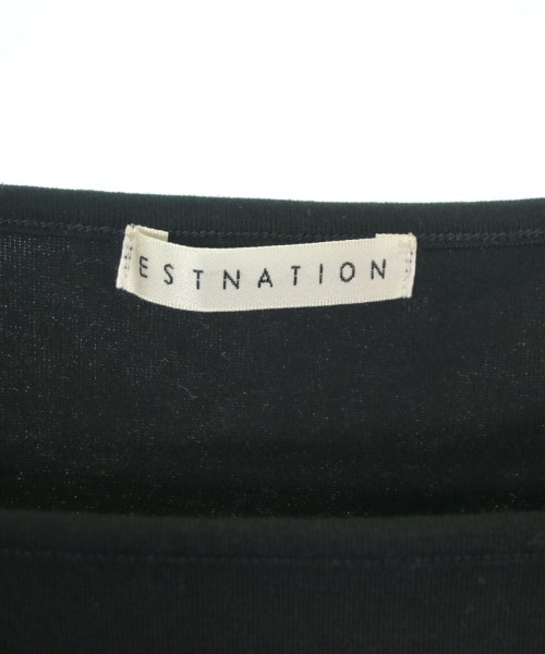 ESTNATION（エストネーション）Tシャツ・カットソー 黒 サイズ:F レディース/2200666386113