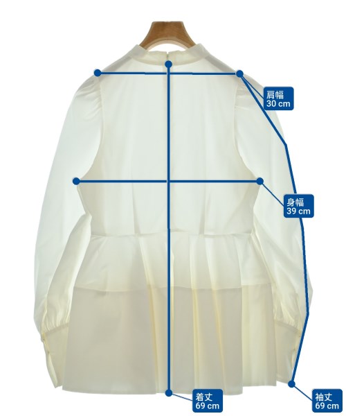 ESTNATION（エストネーション）ブラウス 白 サイズ:38(M位) レディース/2200664183080