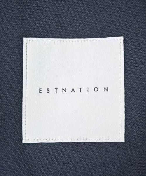 ESTNATION（エストネーション）ノーカラージャケット 紺 サイズ:36(S位) レディース/2200670465057