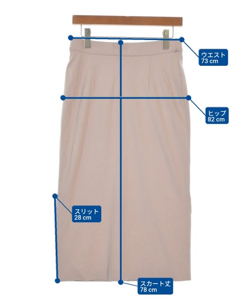 ESTNATION（エストネーション）ロング・マキシ丈スカート ピンク サイズ:38(M位) レディース/2200668300025