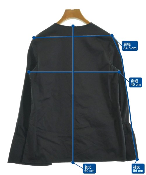 ESTNATION（エストネーション）ブラウス 黒 サイズ:36(S位) レディース/2200668300049