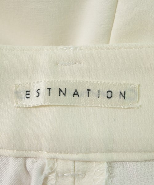 ESTNATION（エストネーション）スラックス 白 サイズ:34(XS位) レディース/2200725058197