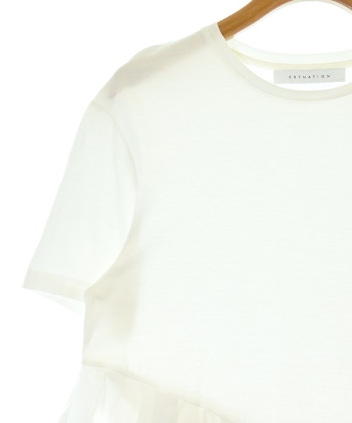 ESTNATION（エストネーション）Tシャツ・カットソー 白 サイズ:F レディース/2200683732085
