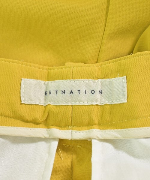 ESTNATION（エストネーション）スラックス 黄 サイズ:36(S位) レディース/2200691648019