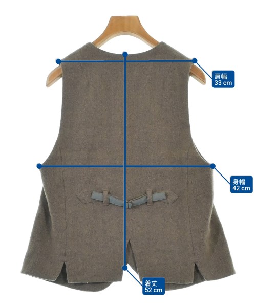 GASA（ガーサ）ベスト 茶 サイズ:-(M位) レディース/2200631685036