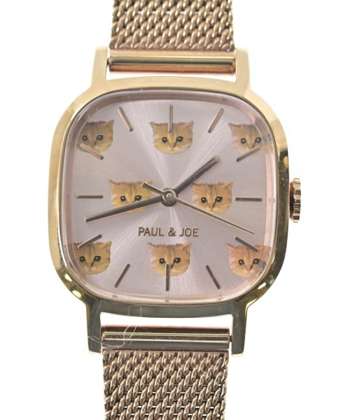 PAUL&JOE(ポールアンドジョー)腕時計 茶 サイズ:-/2200636413108