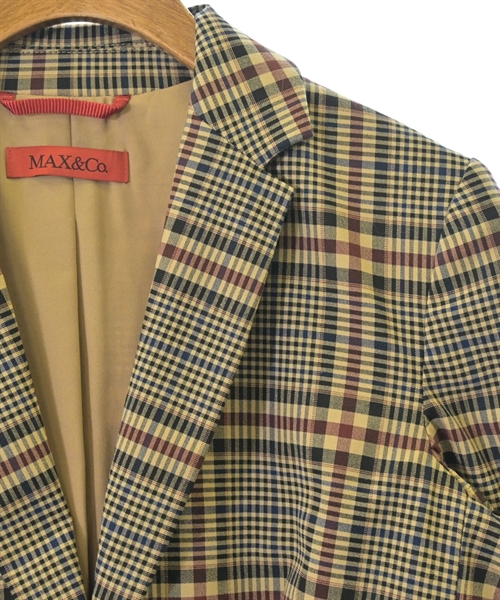 MAX&CO.（マックスアンドコー）テーラードジャケット ベージュ サイズ:36(S位) レディース/2200637736145