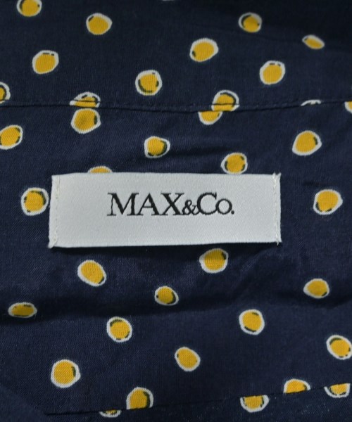 MAX&CO.（マックスアンドコー）ブラウス 紺 サイズ:40(M位) レディース/2200594568025