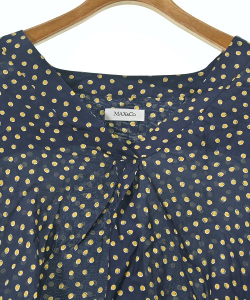 MAX&CO.（マックスアンドコー）ブラウス 紺 サイズ:40(M位) レディース/2200594568025