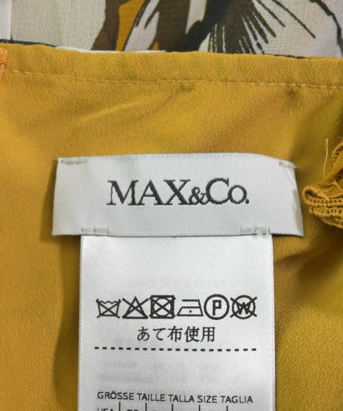 MAX&CO.（マックスアンドコー）ワンピース 黄 サイズ:38(M位) レディース/2200626115227