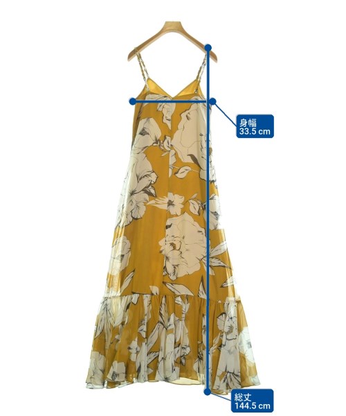 MAX&CO.（マックスアンドコー）ワンピース 黄 サイズ:38(M位) レディース/2200626115227