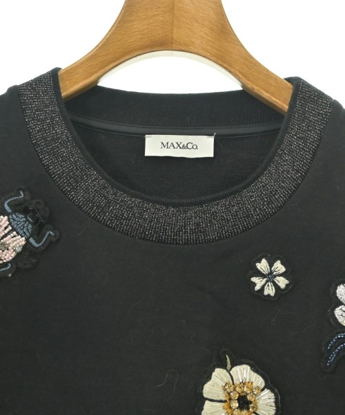 MAX&CO.（マックスアンドコー）スウェット 黒 サイズ:M レディース/2200622278087
