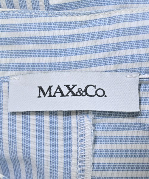 MAX&CO.（マックスアンドコー）カジュアルシャツ 青 サイズ:38(M位) レディース/2200604790316