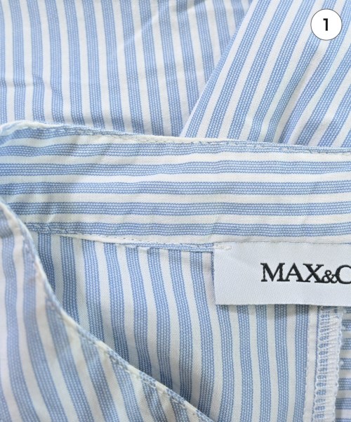 MAX&CO.（マックスアンドコー）カジュアルシャツ 青 サイズ:38(M位) レディース/2200604790316