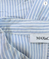 MAX&CO.（マックスアンドコー）カジュアルシャツ 青 サイズ:38(M位) レディース/2200604790316