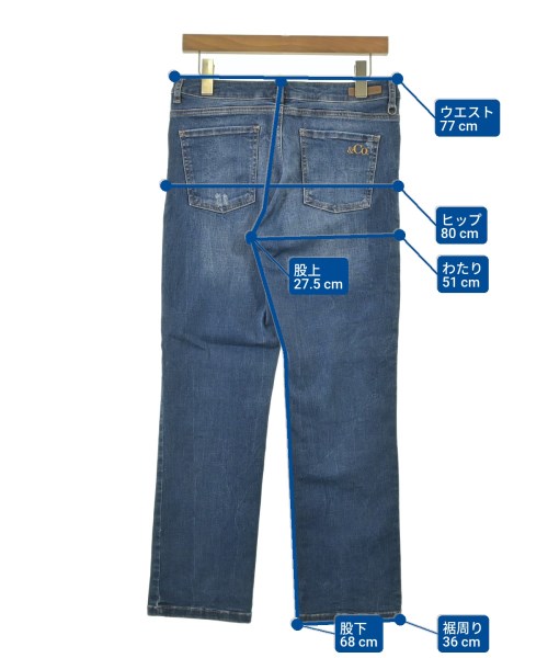 MAX&CO.（マックスアンドコー）デニムパンツ 青 サイズ:29(L位) レディース/2200672140044