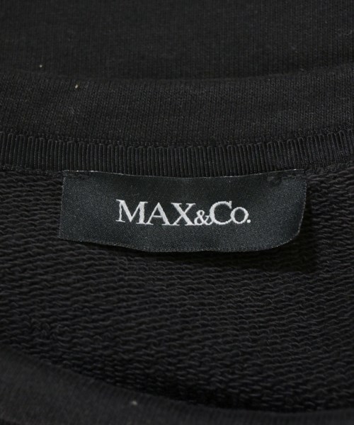 MAX&CO.（マックスアンドコー）スウェット 黒 サイズ:S レディース/2200679608035