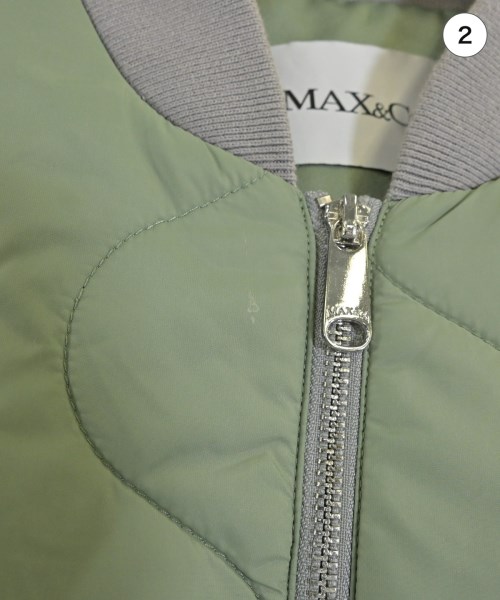 MAX&CO.（マックスアンドコー）ミリタリーブルゾン カーキ サイズ:40(M位) レディース/2200655773016