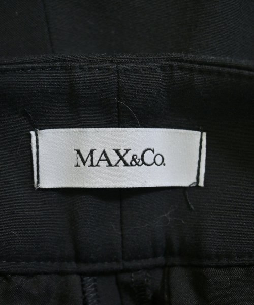 MAX&CO.（マックスアンドコー）クロップドパンツ 黒 サイズ:36(XS位) レディース/2200655773023
