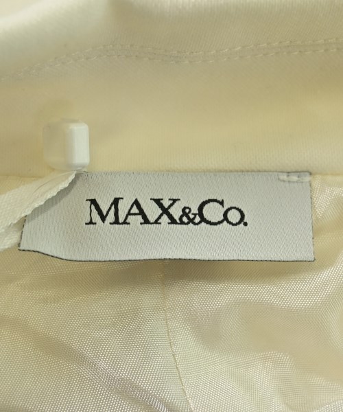 MAX&CO.（マックスアンドコー）カジュアルジャケット 白 サイズ:L レディース/2200656865024