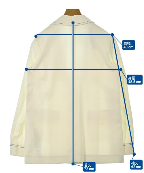 MAX&CO.（マックスアンドコー）カジュアルジャケット 白 サイズ:L レディース/2200656865024