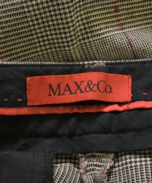 MAX&CO.（マックスアンドコー）スラックス 茶 サイズ:38(M位) レディース/2200707511115