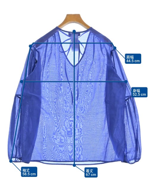 MAX&CO.（マックスアンドコー）ブラウス 青 サイズ:42(L位) レディース/2200642436146