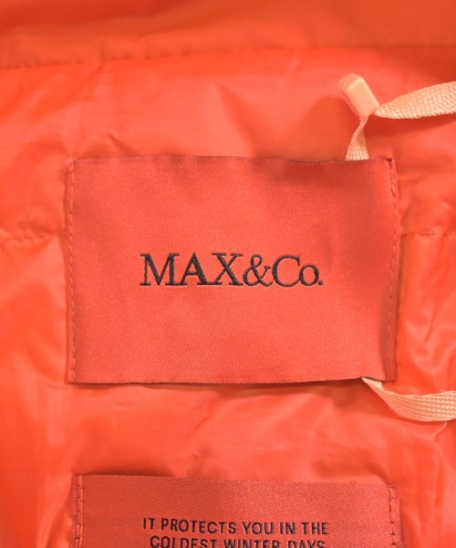 MAX&CO.（マックスアンドコー）ダウンジャケット/ダウンベスト オレンジ サイズ:38(M位) レディース/2200653117010