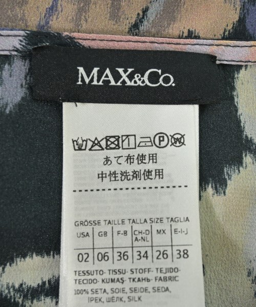 MAX&CO.（マックスアンドコー）ブラウス 黒 サイズ:38(M位) レディース/2200704895041